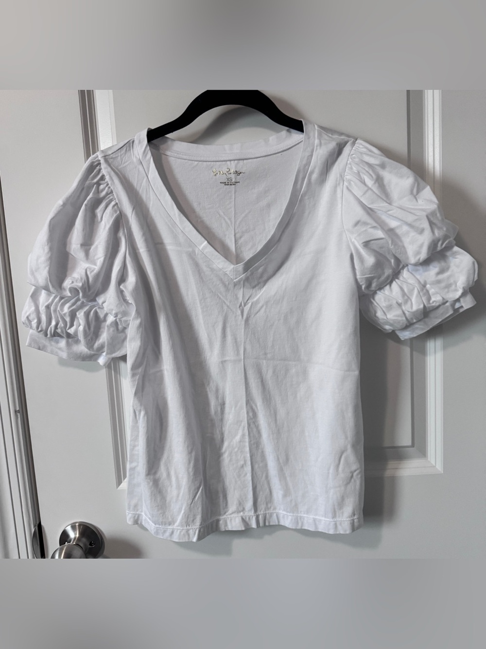 Lilly Pulitzer Dicola Top Resort White-Size XS